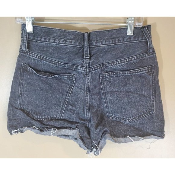 Madewell The Perfect Jean Short Black, Size 27, Style L4404, RN 77388 - Picture 3 of 7